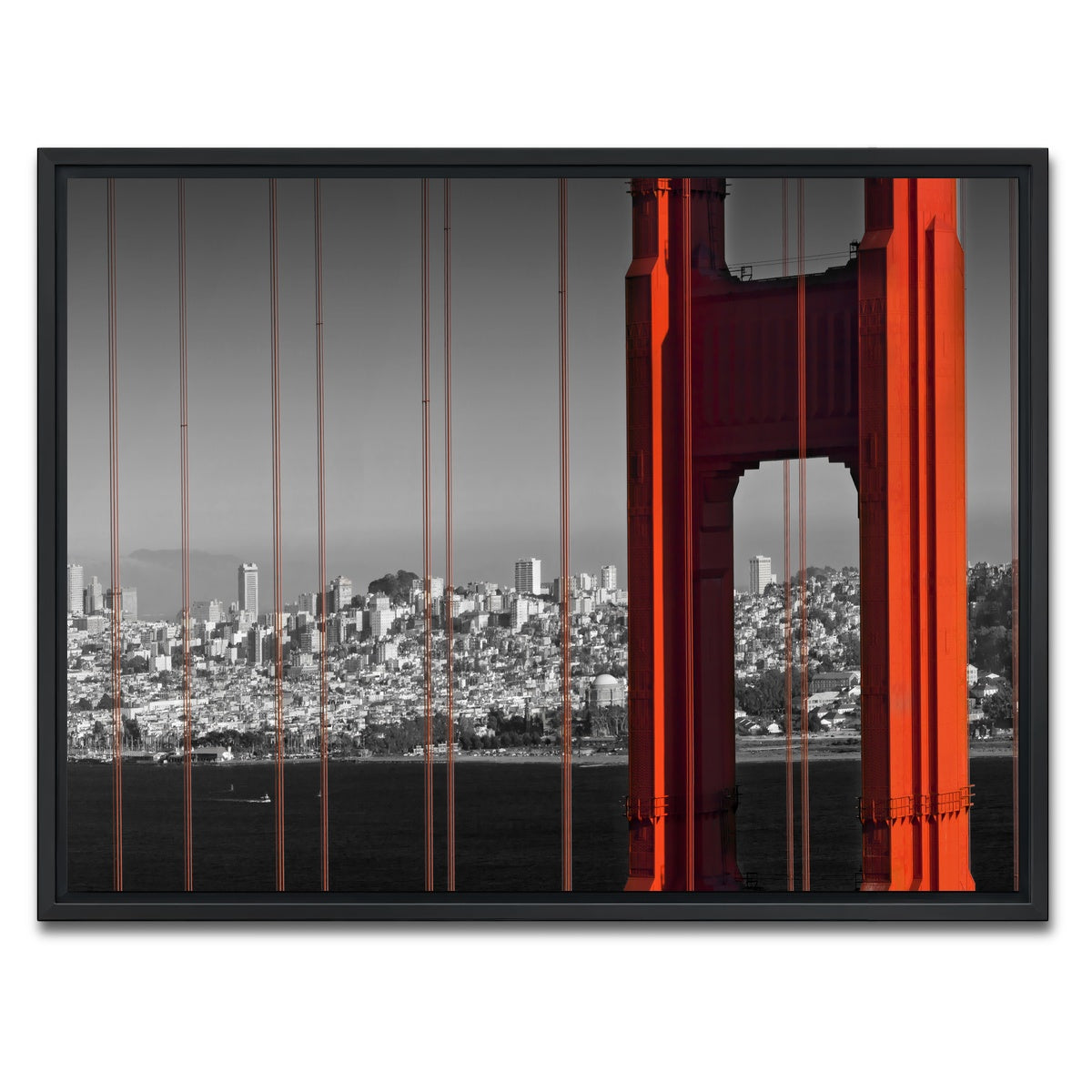 Golden Gate Bridge in Detail Wall Art