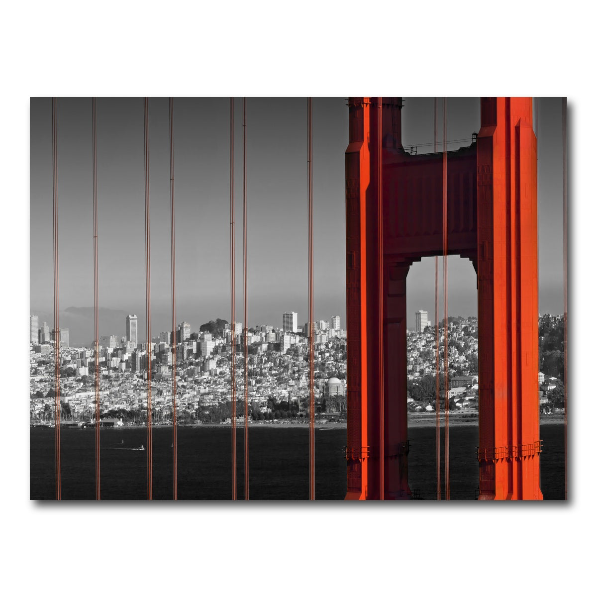 Golden Gate Bridge in Detail Wall Art