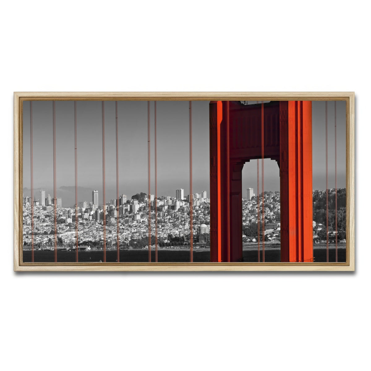 Golden Gate Bridge in Detail Wall Art