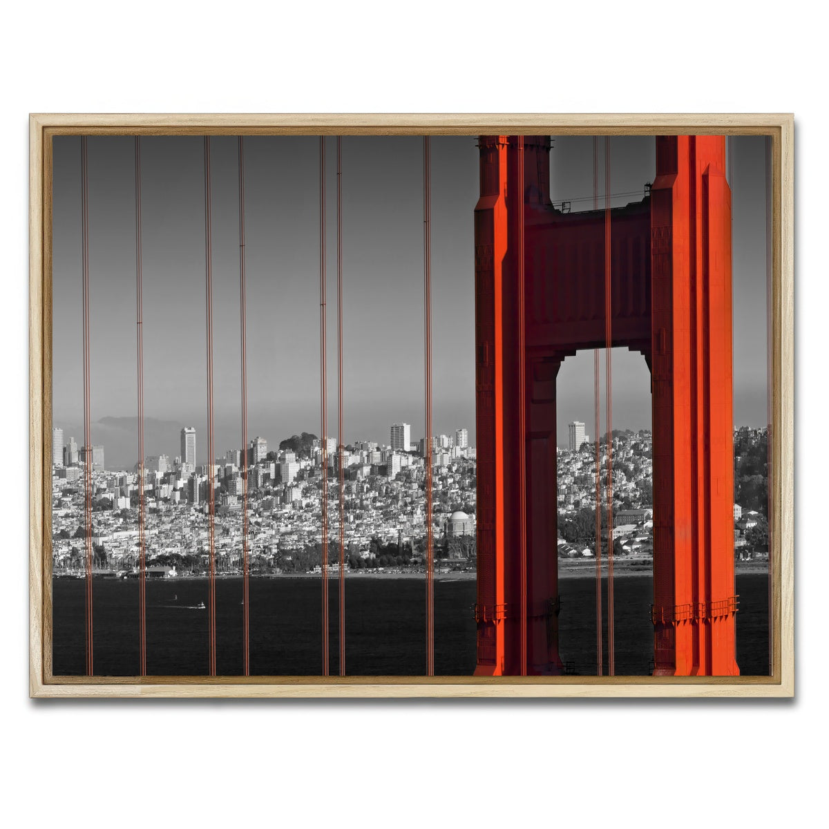 Golden Gate Bridge in Detail Wall Art