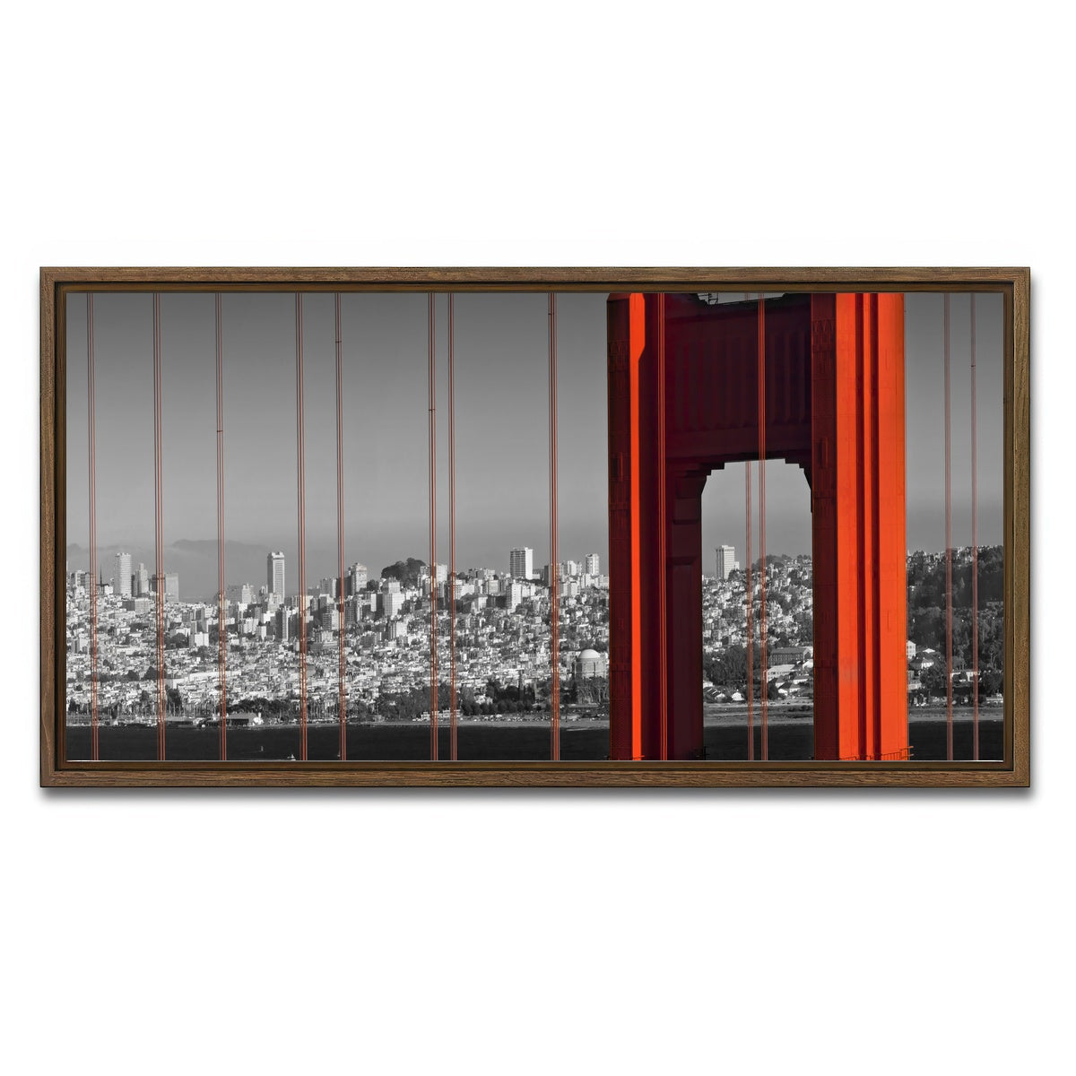 Golden Gate Bridge in Detail Wall Art