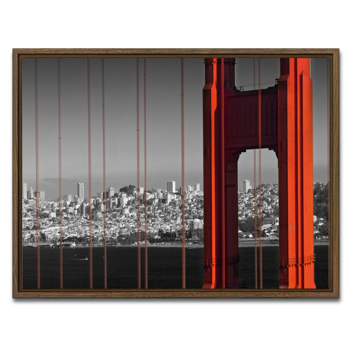 Golden Gate Bridge in Detail Wall Art