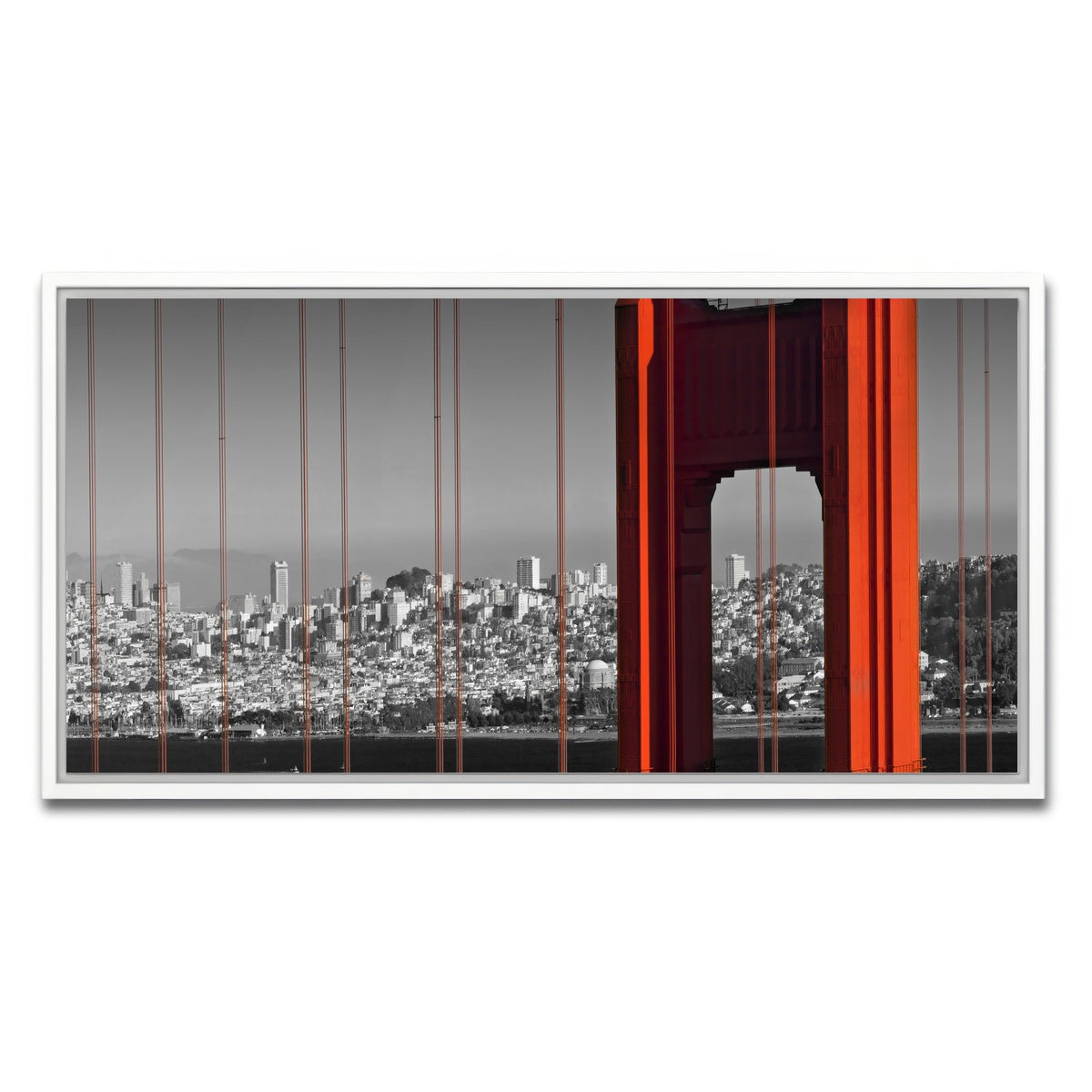 Golden Gate Bridge in Detail Wall Art