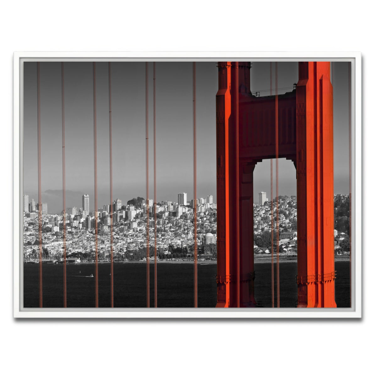 Golden Gate Bridge in Detail Wall Art