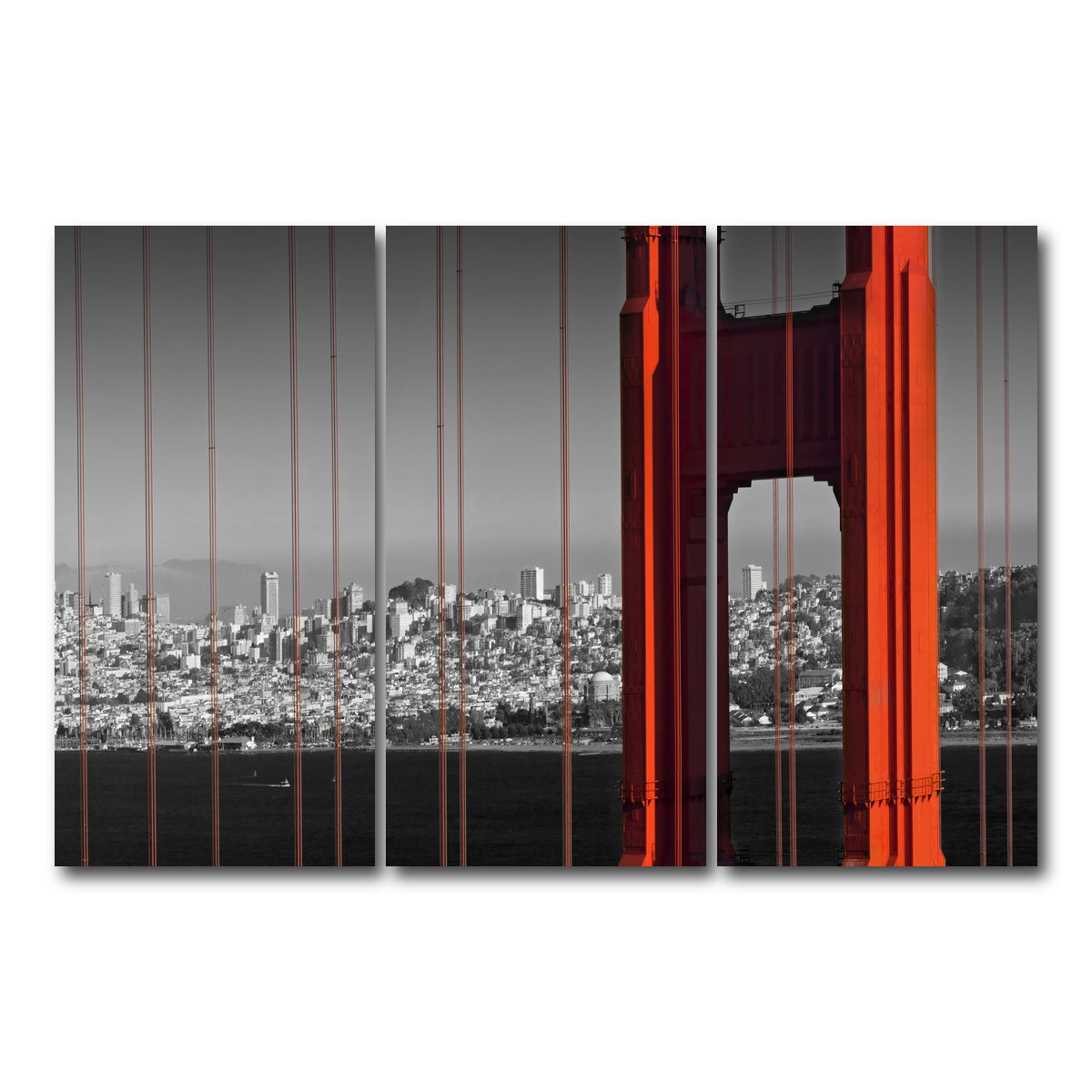 Golden Gate Bridge in Detail Wall Art