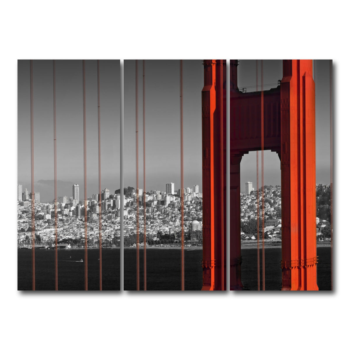 Golden Gate Bridge in Detail Wall Art