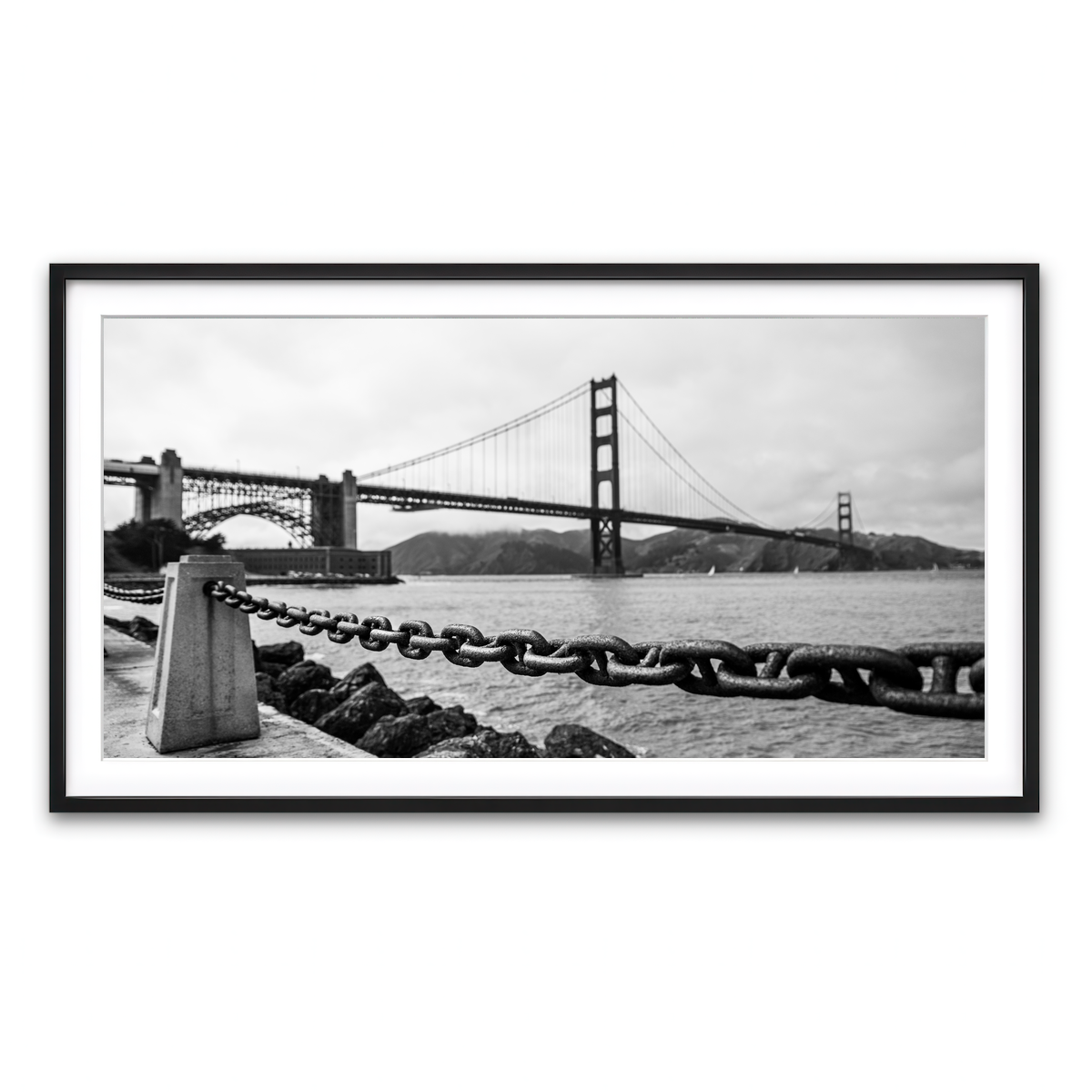 Golden Gate Chain Wall Art