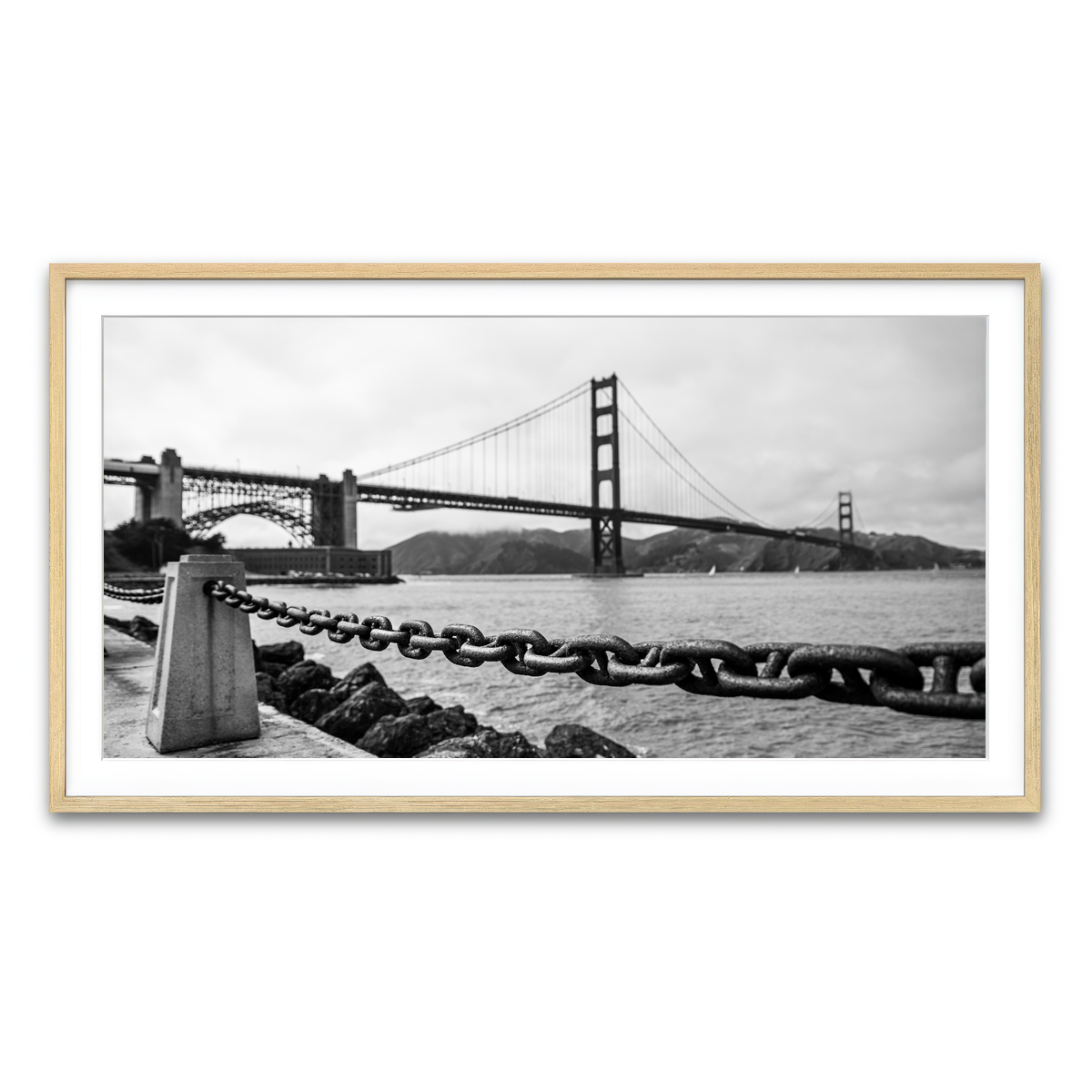 Golden Gate Chain Wall Art
