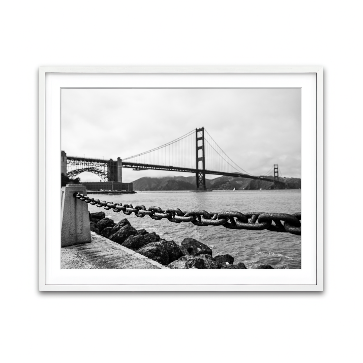 Golden Gate Chain Wall Art