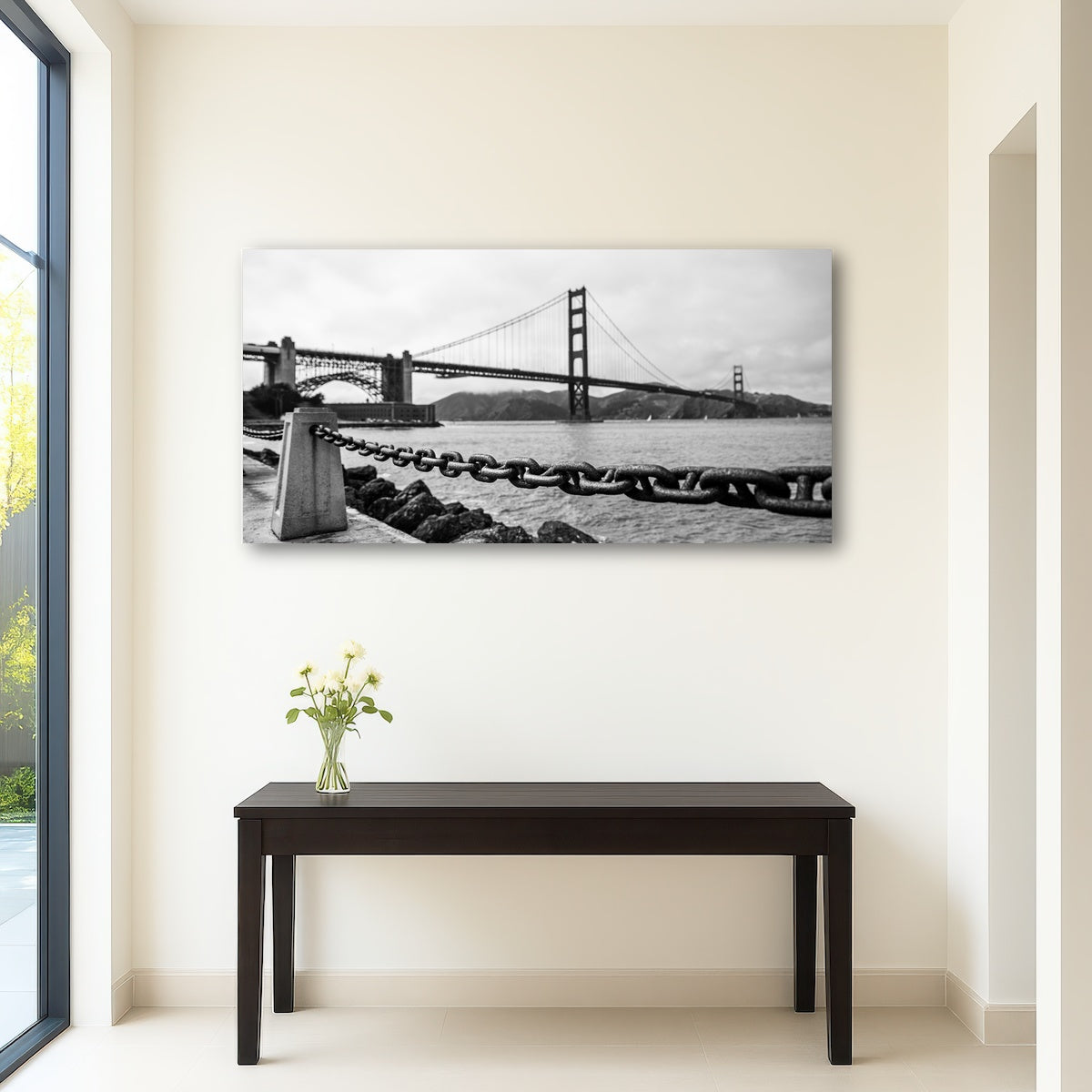 Golden Gate Chain Wall Art