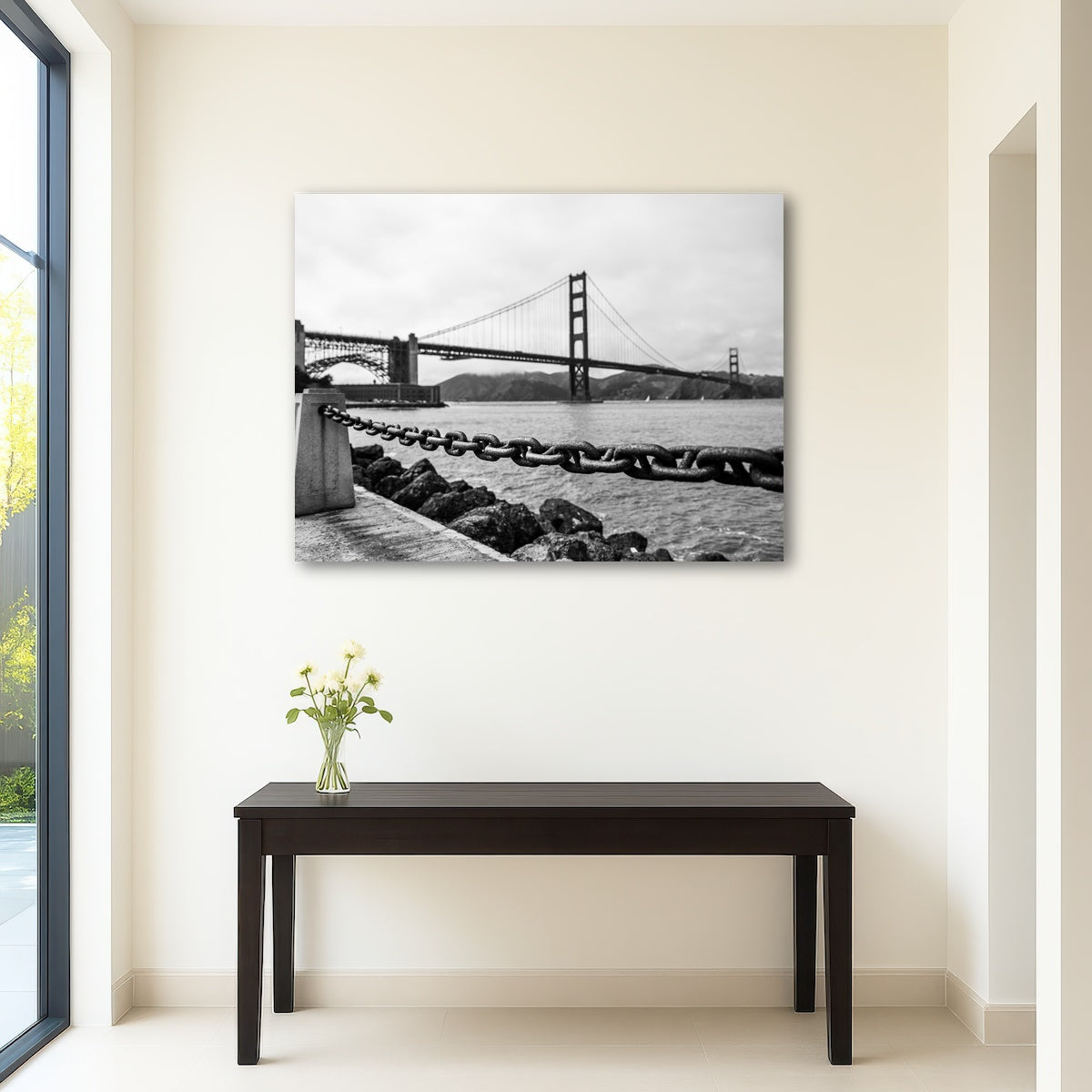 Golden Gate Chain Wall Art