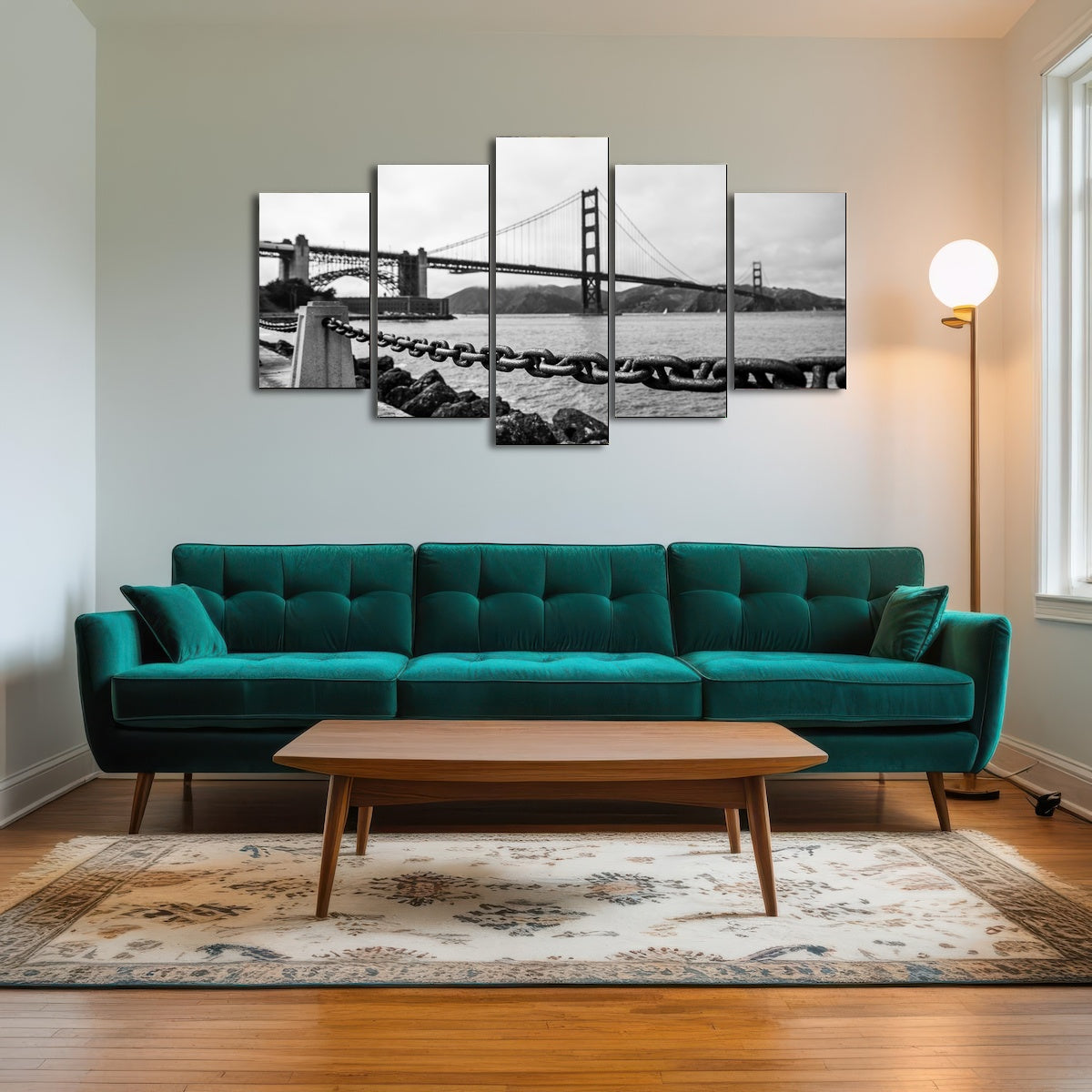 Golden Gate Chain Wall Art