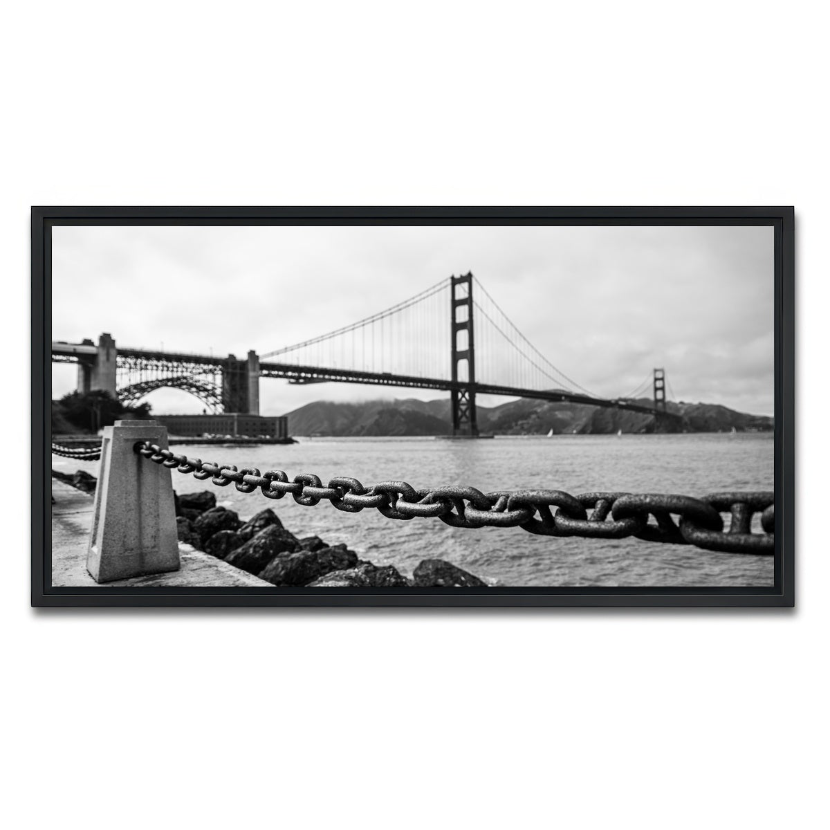 Golden Gate Chain Wall Art