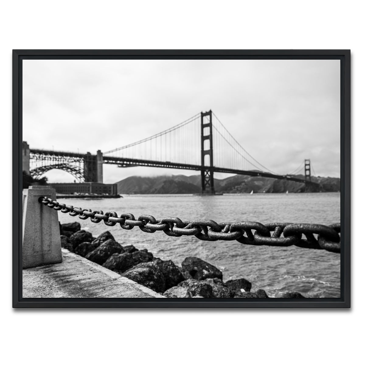 Golden Gate Chain Wall Art