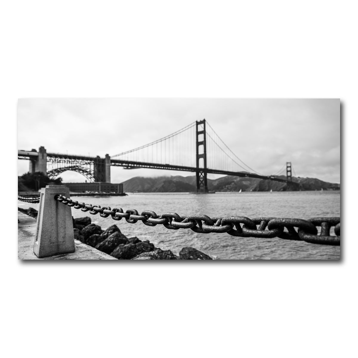 Golden Gate Chain Wall Art