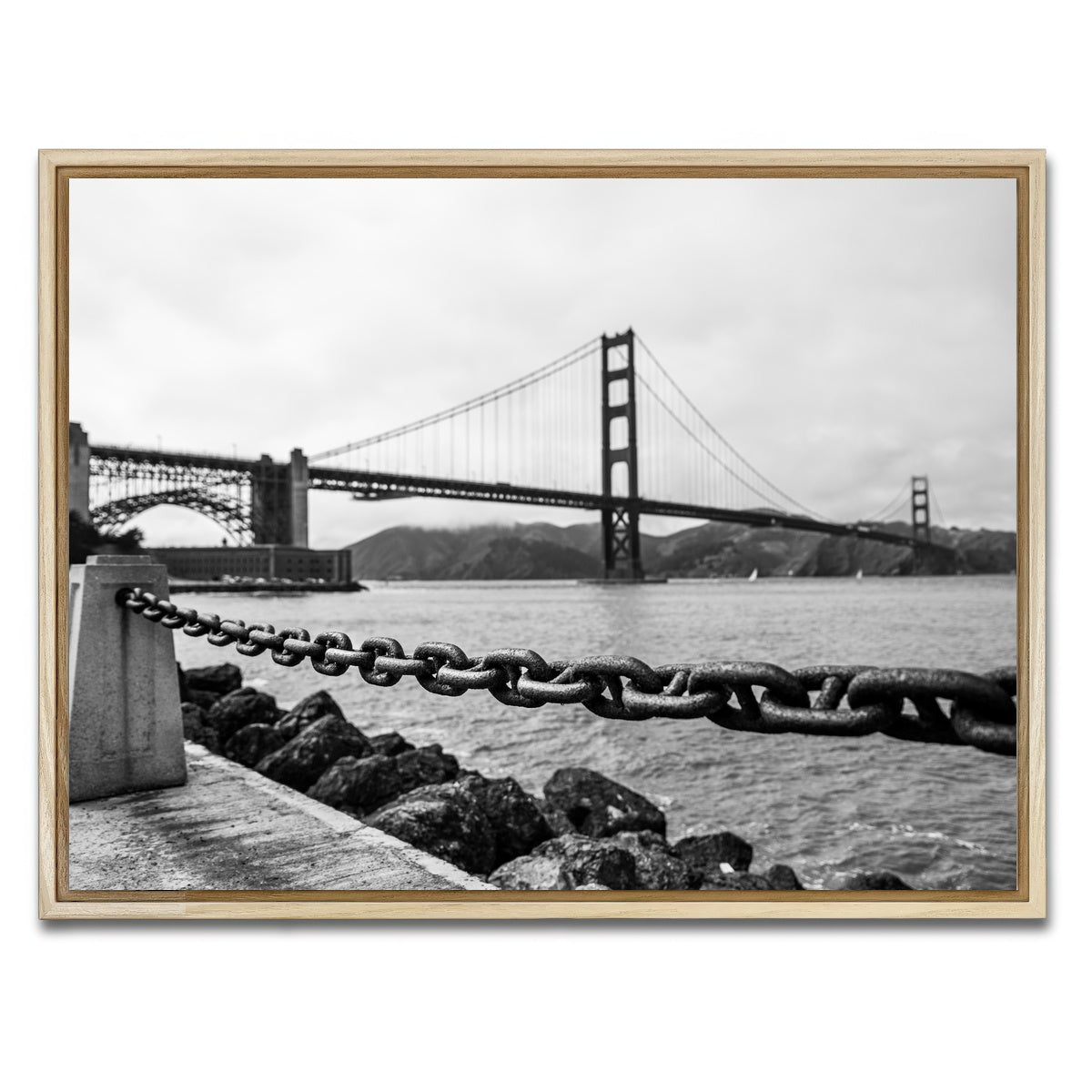 Golden Gate Chain Wall Art