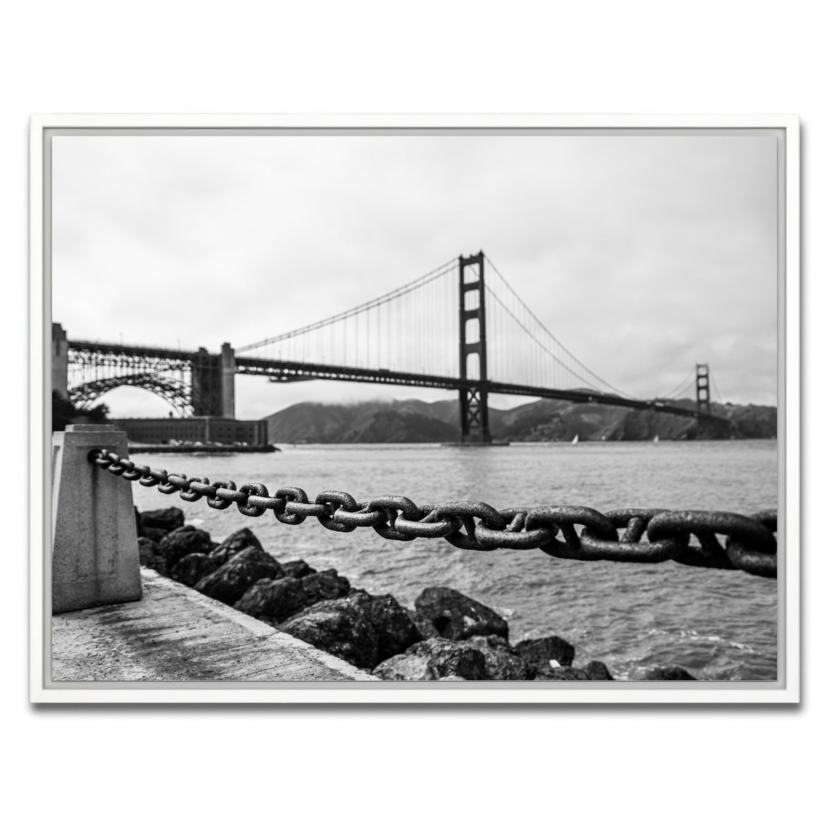 Golden Gate Chain Wall Art
