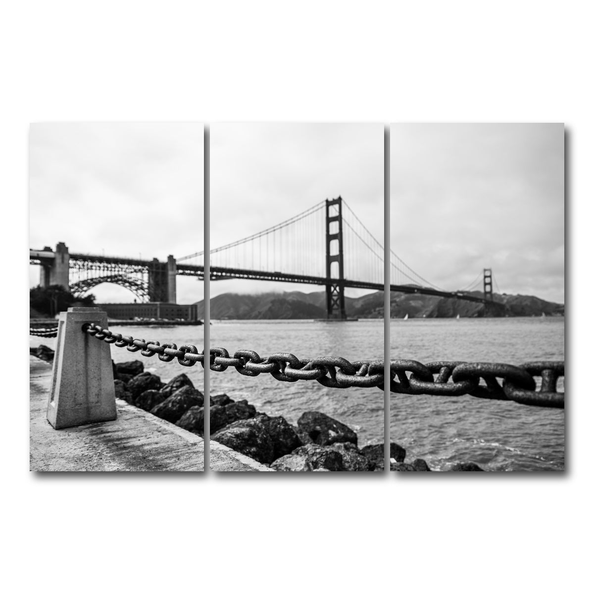 Golden Gate Chain Wall Art