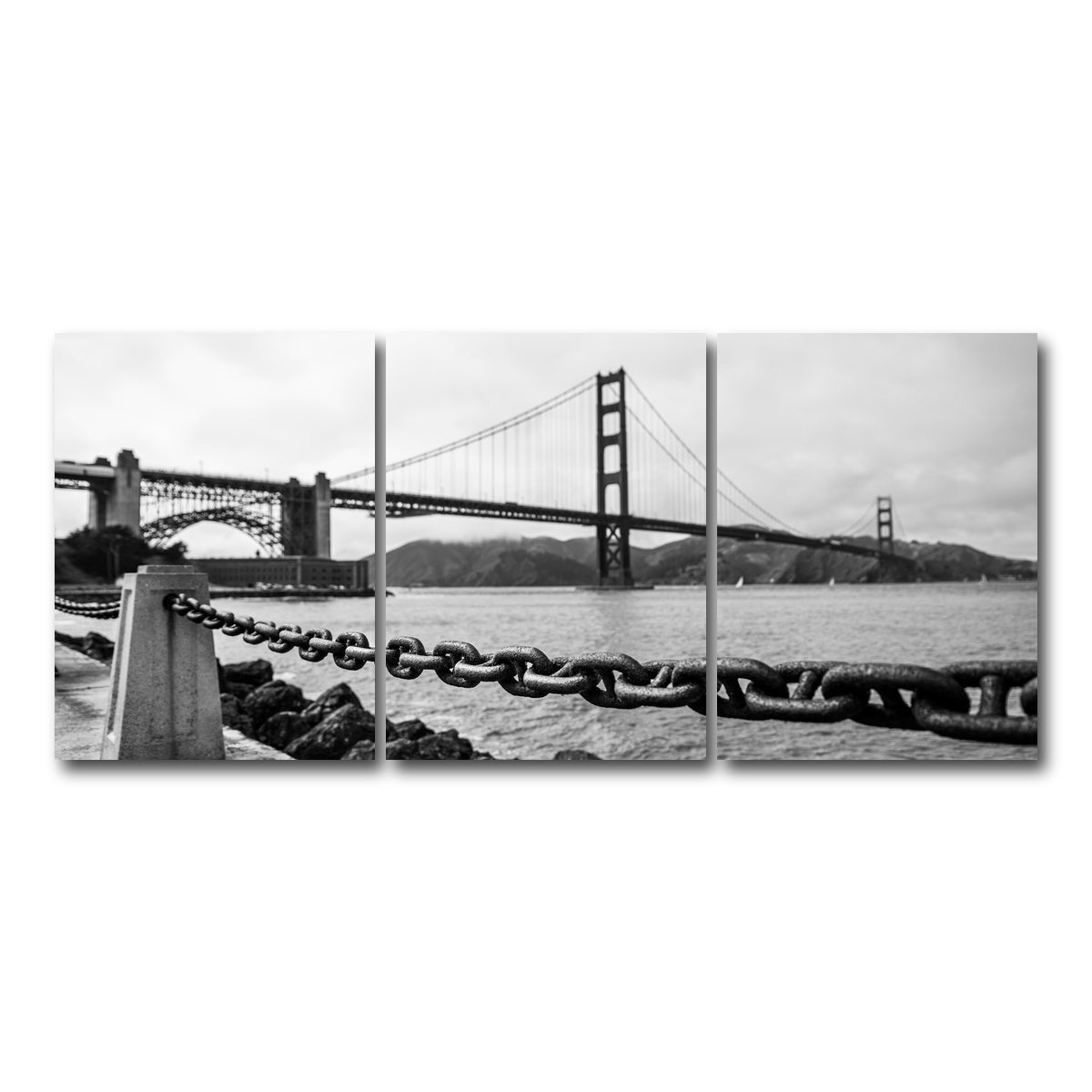Golden Gate Chain Wall Art