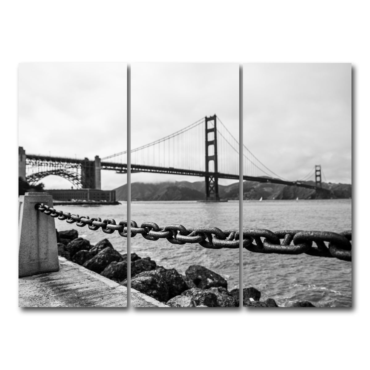 Golden Gate Chain Wall Art