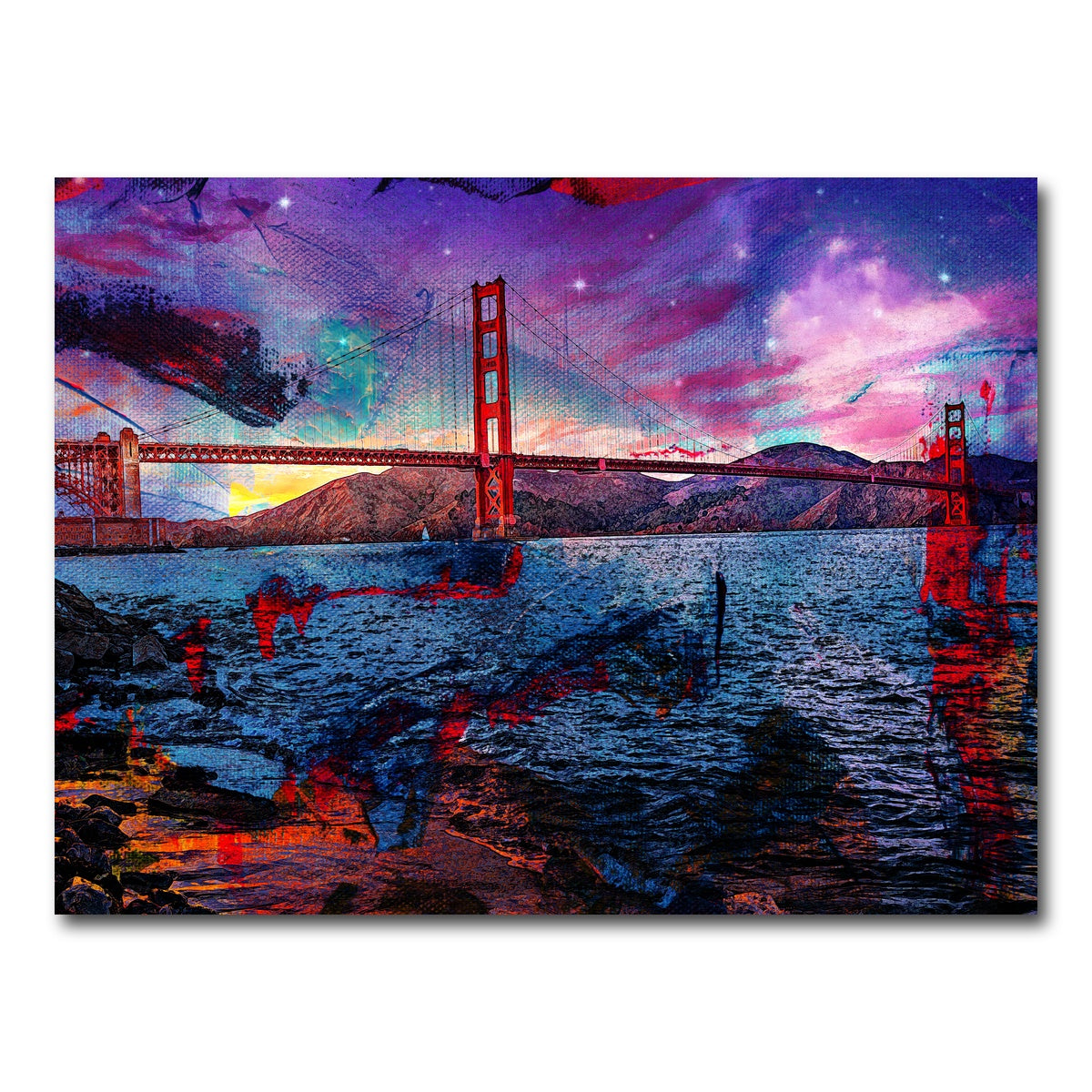 AUTO-MOCKUP WHITE | Golden Gate | 1 Piece | Gallery Wrap Canvas | group=4x3