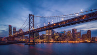 Golden Gate at Night Wall Art