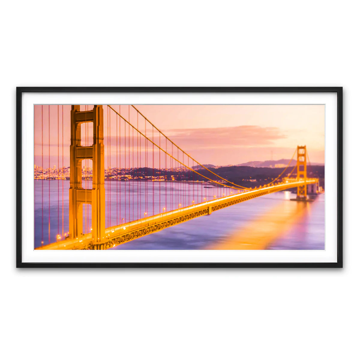 Golden Gate Golden Wall Art