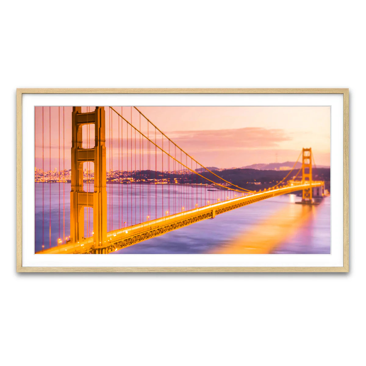 Golden Gate Golden Wall Art