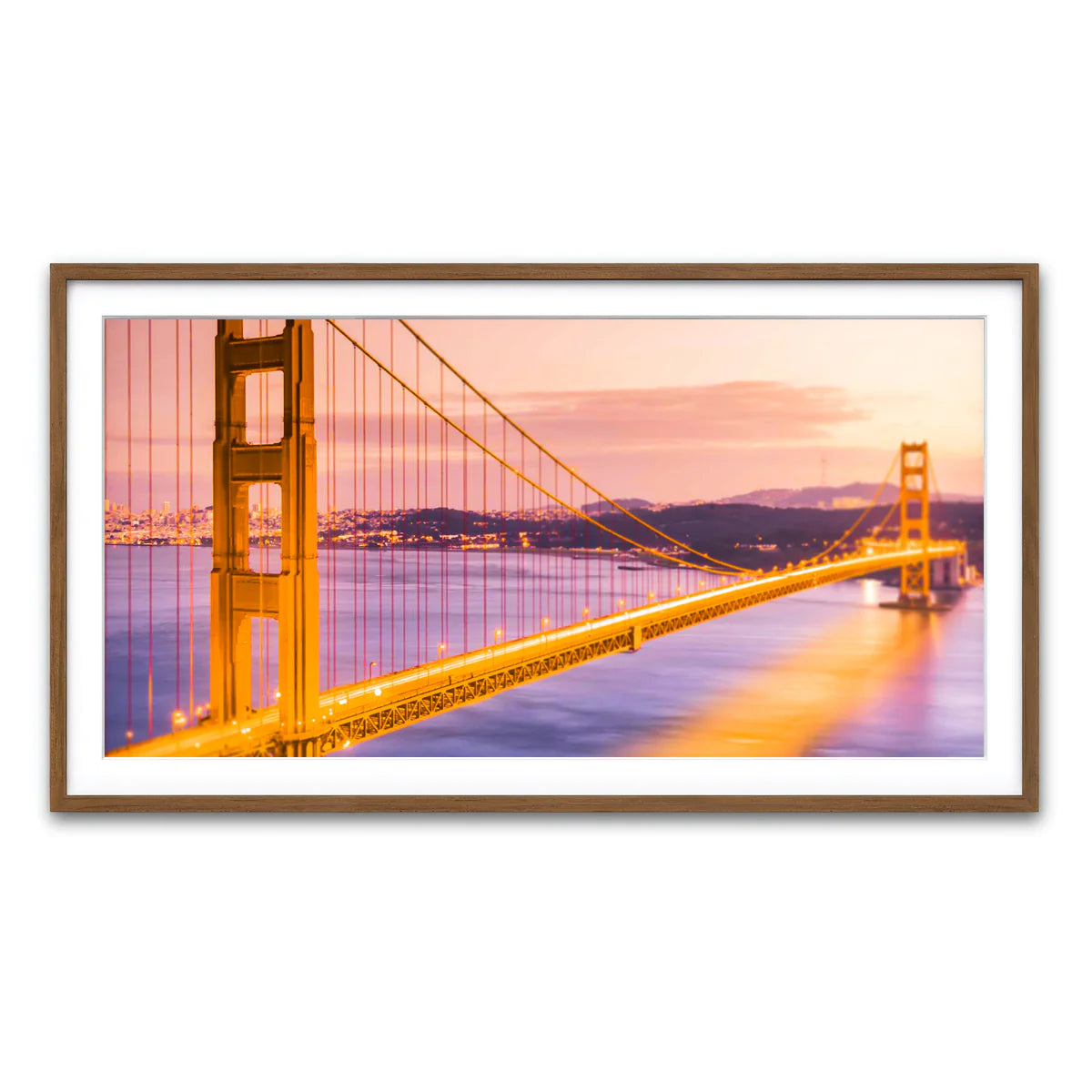 Golden Gate Golden Wall Art