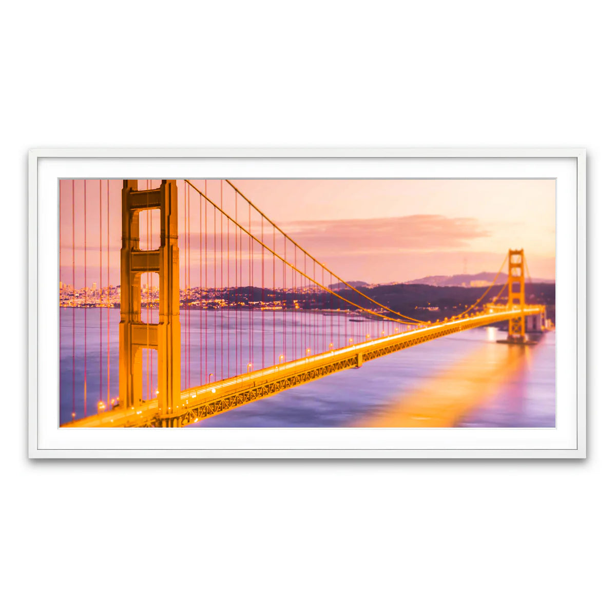 Golden Gate Golden Wall Art