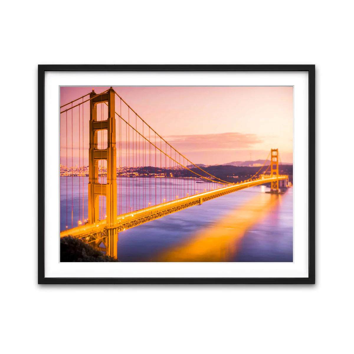 Golden Gate Golden Wall Art