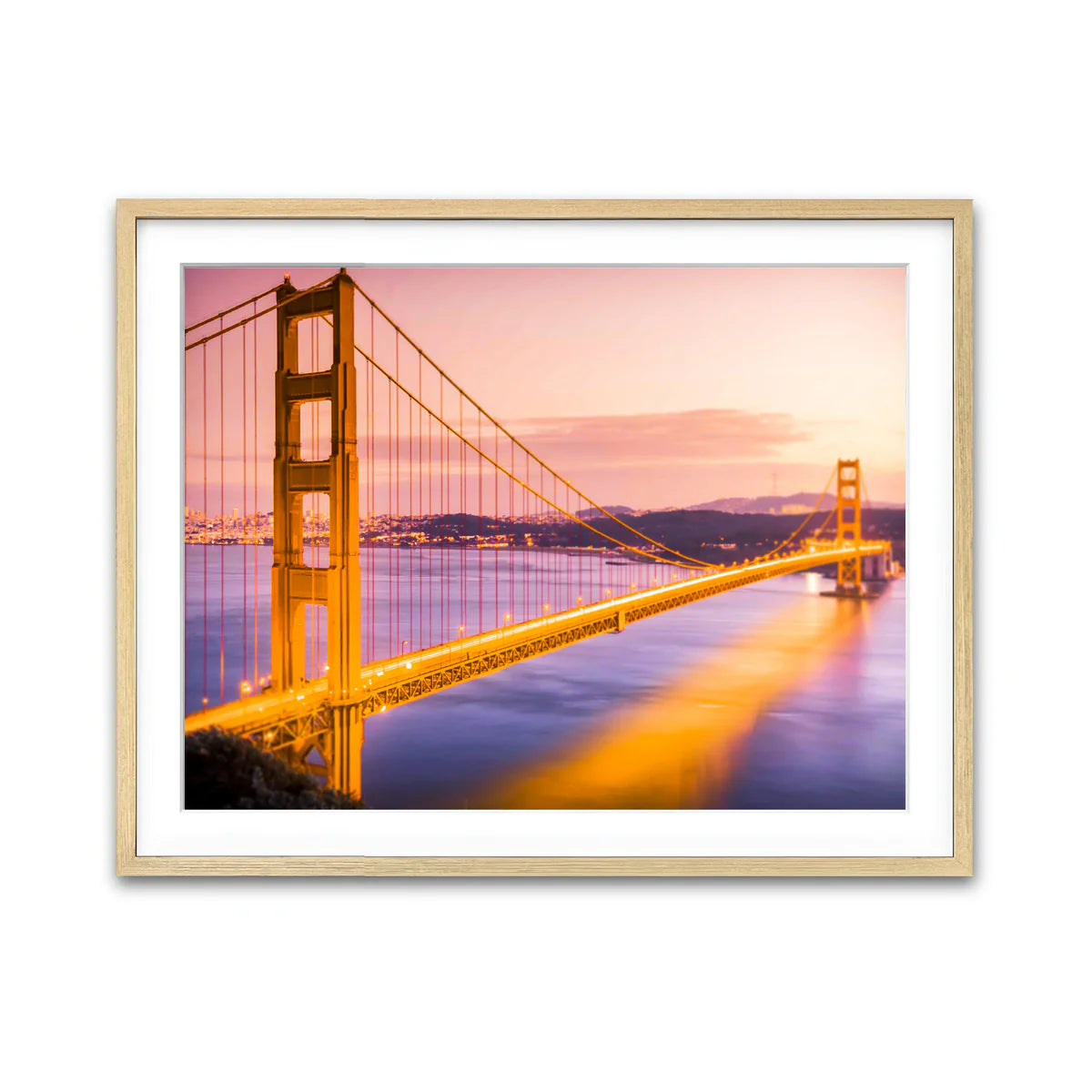 Golden Gate Golden Wall Art
