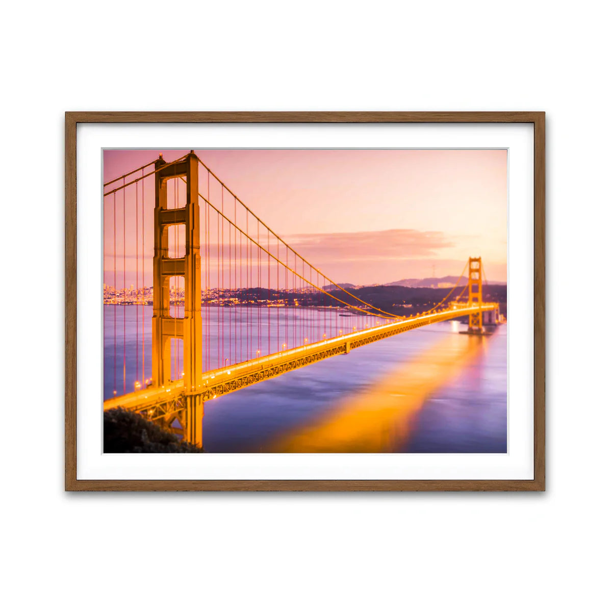 Golden Gate Golden Wall Art