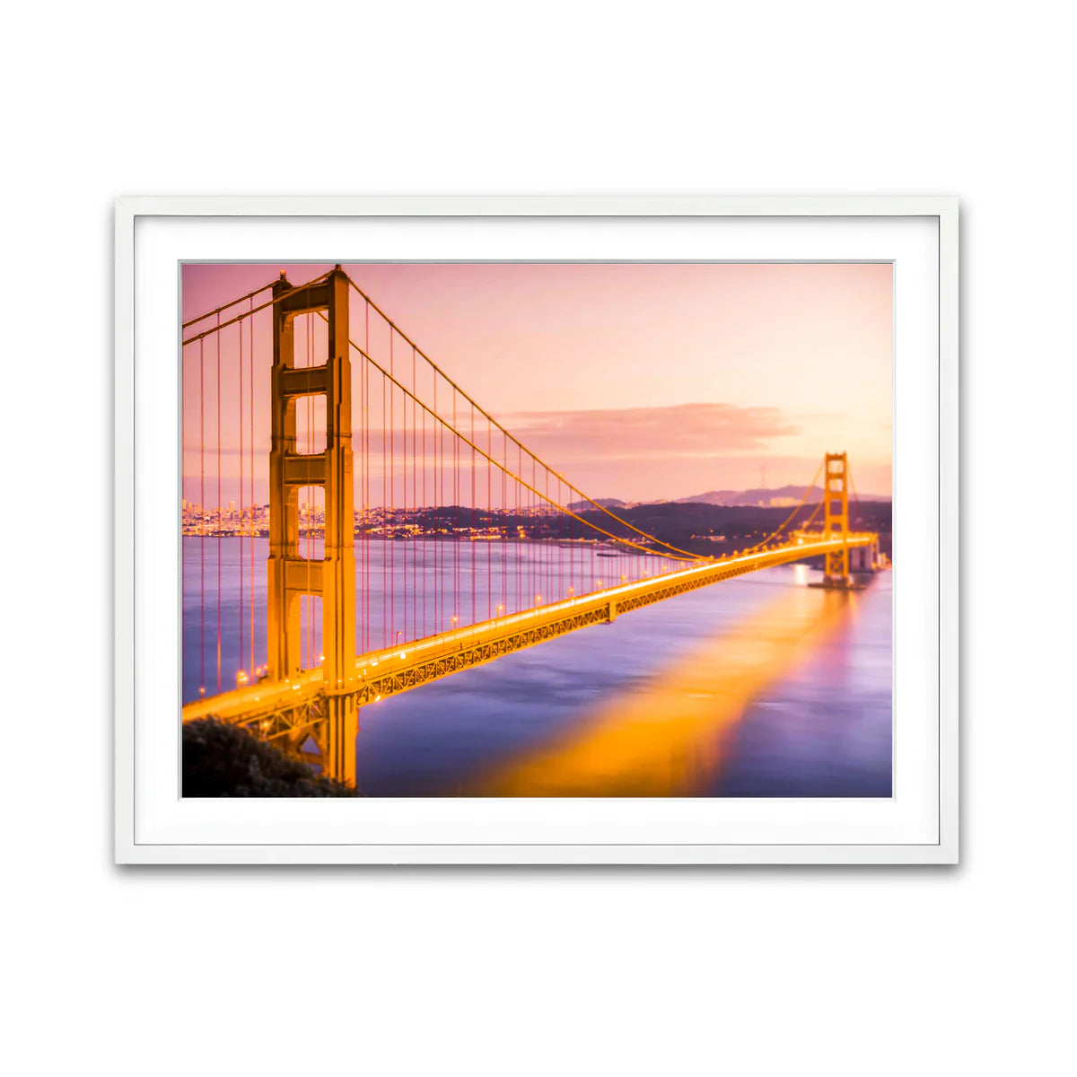 Golden Gate Golden Wall Art