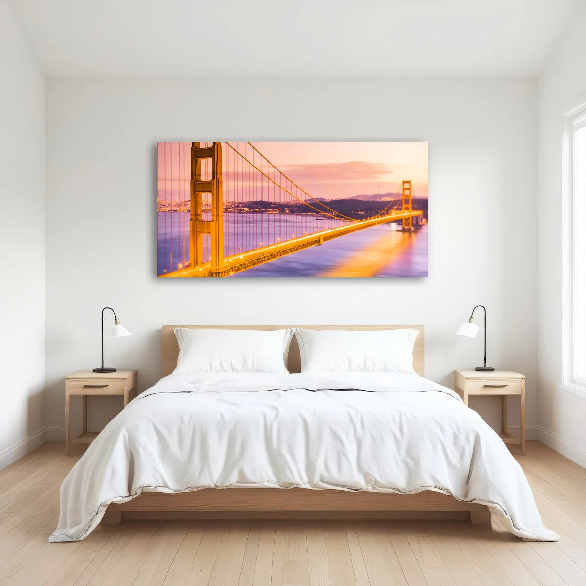 Golden Gate Golden Wall Art
