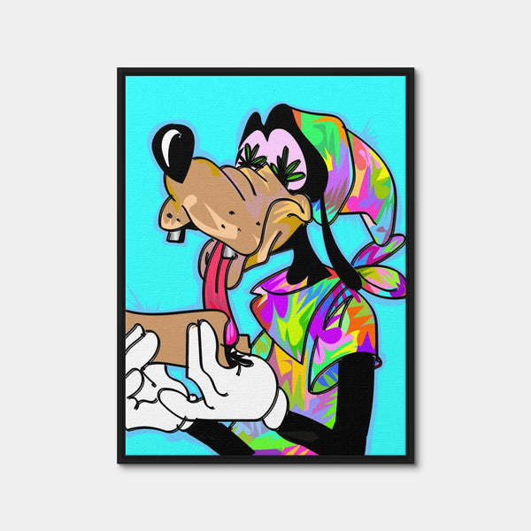 Goofy High Wall Art — Framed Canvas Format preview