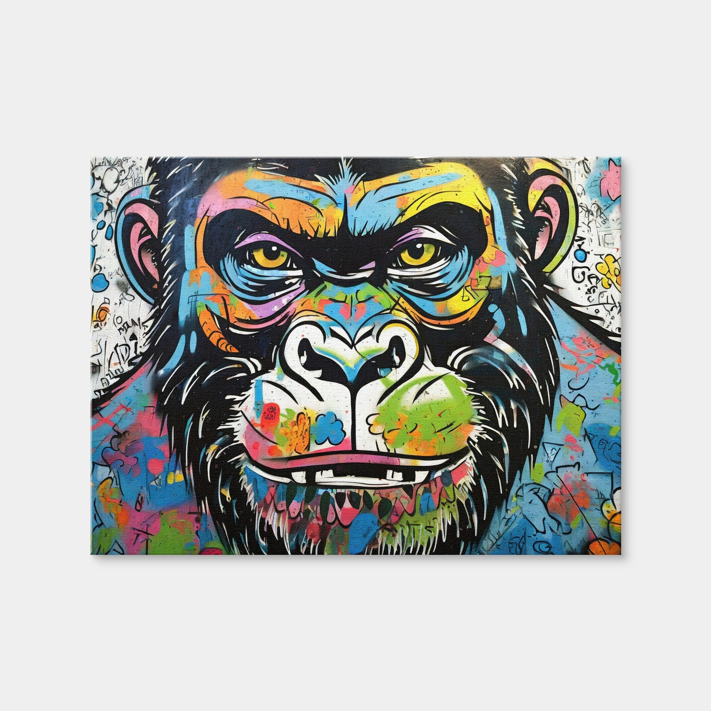 AUTO-MOCKUP WHITE | Gorilla Graffiti | 1 Piece | Gallery Wrap Canvas | group=4x3