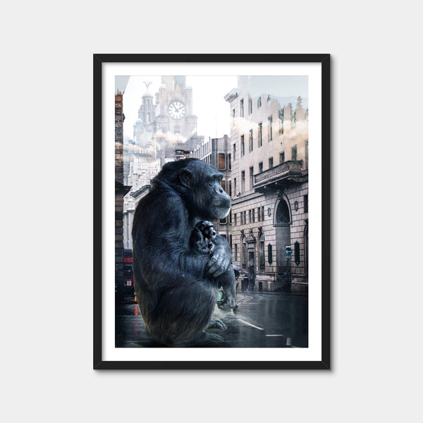 Gorilla Wall Art — Framed Print Format preview