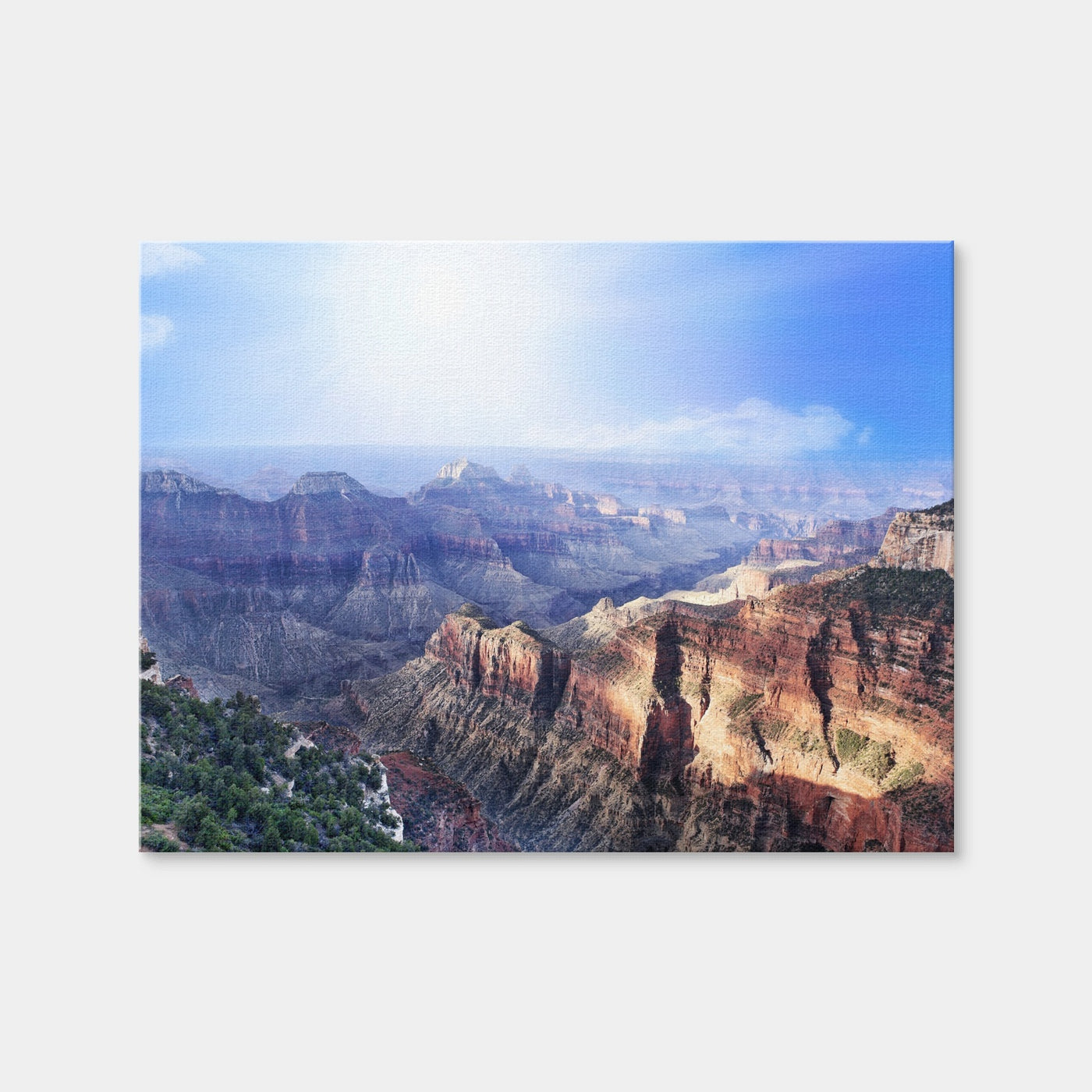 AUTO-MOCKUP WHITE | Grand Canyon Looking From The North Rim | 1 Piece | Gallery Wrap Canvas | group=4x3