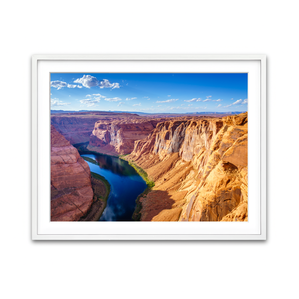Framed Print 4x3 White