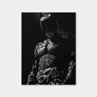 AUTO-MOCKUP WHITE | Grayscale Dark knight | 1 Piece | Gallery Wrap Canvas | group=3x4