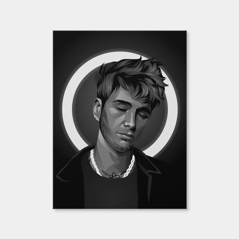 AUTO-MOCKUP WHITE | Grayscale MGK | 1 Piece | Gallery Wrap Canvas | group=3x4