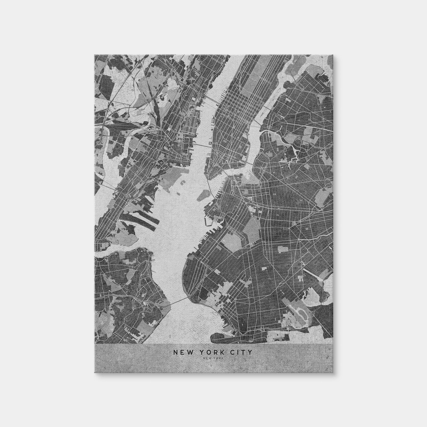 AUTO-MOCKUP WHITE | Grayscale New York City | 1 Piece | Gallery Wrap Canvas | group=3x4