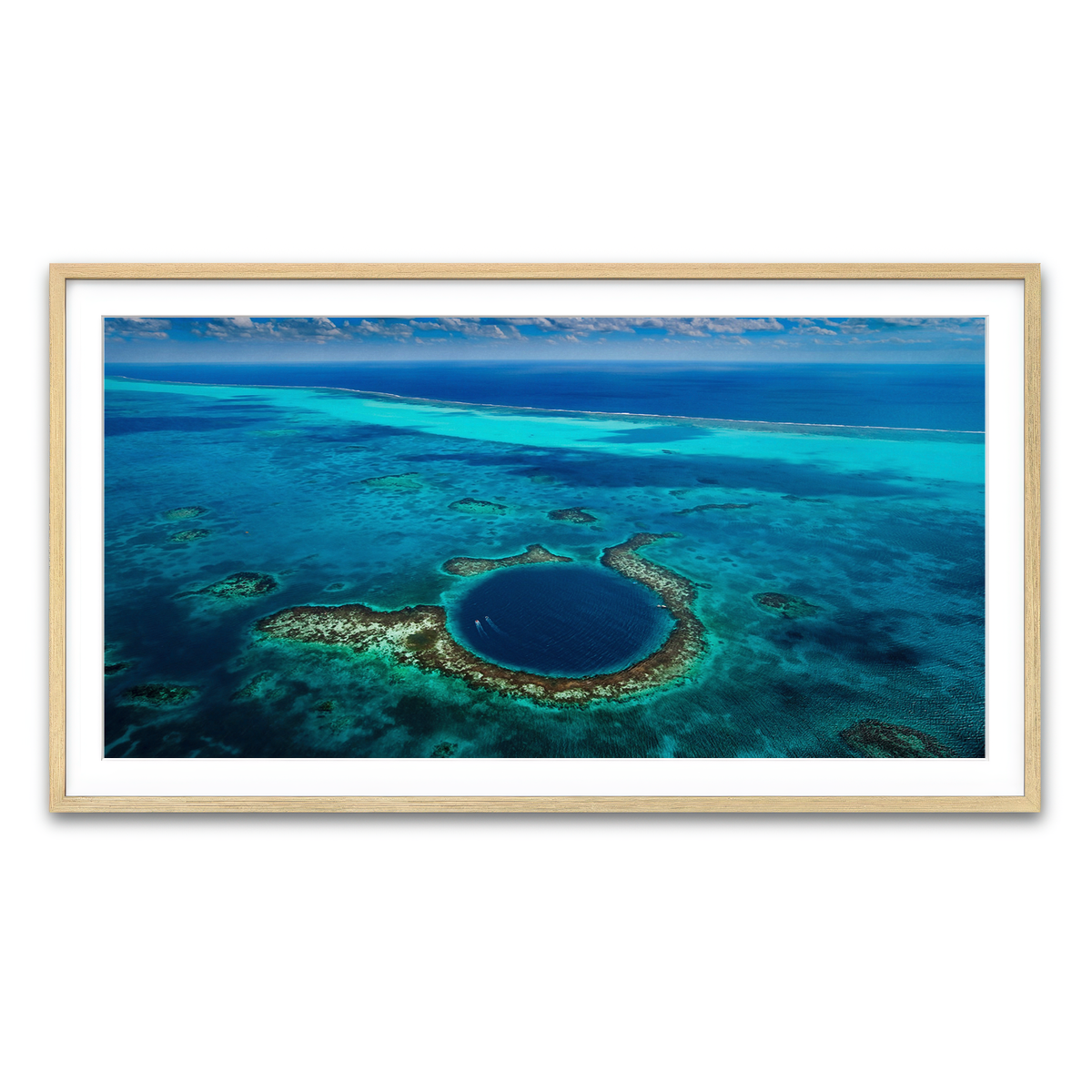 Framed Print 2x1 Natural