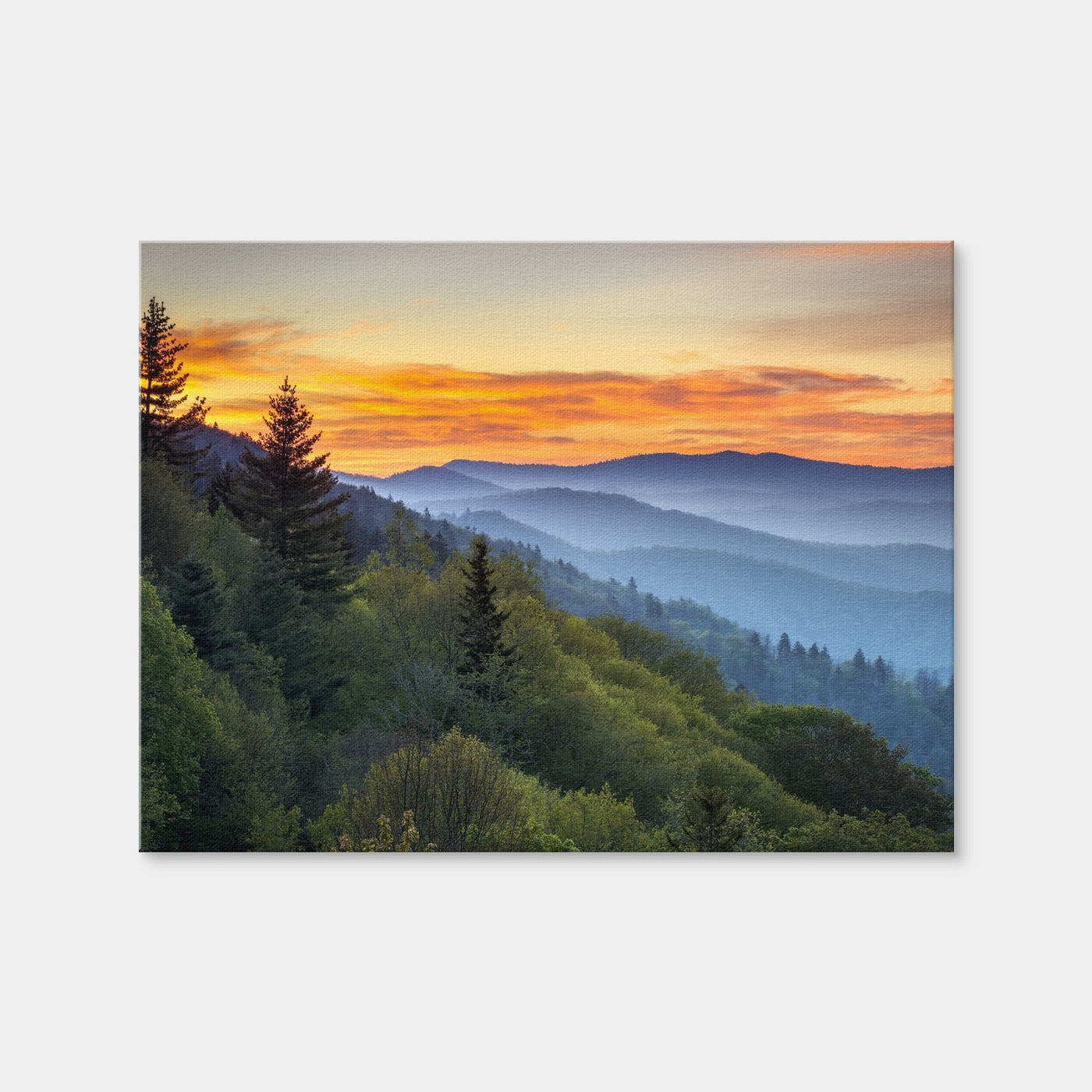 AUTO-MOCKUP WHITE | Great Smoky Mountains | 1 Piece | Gallery Wrap Canvas | group=4x3