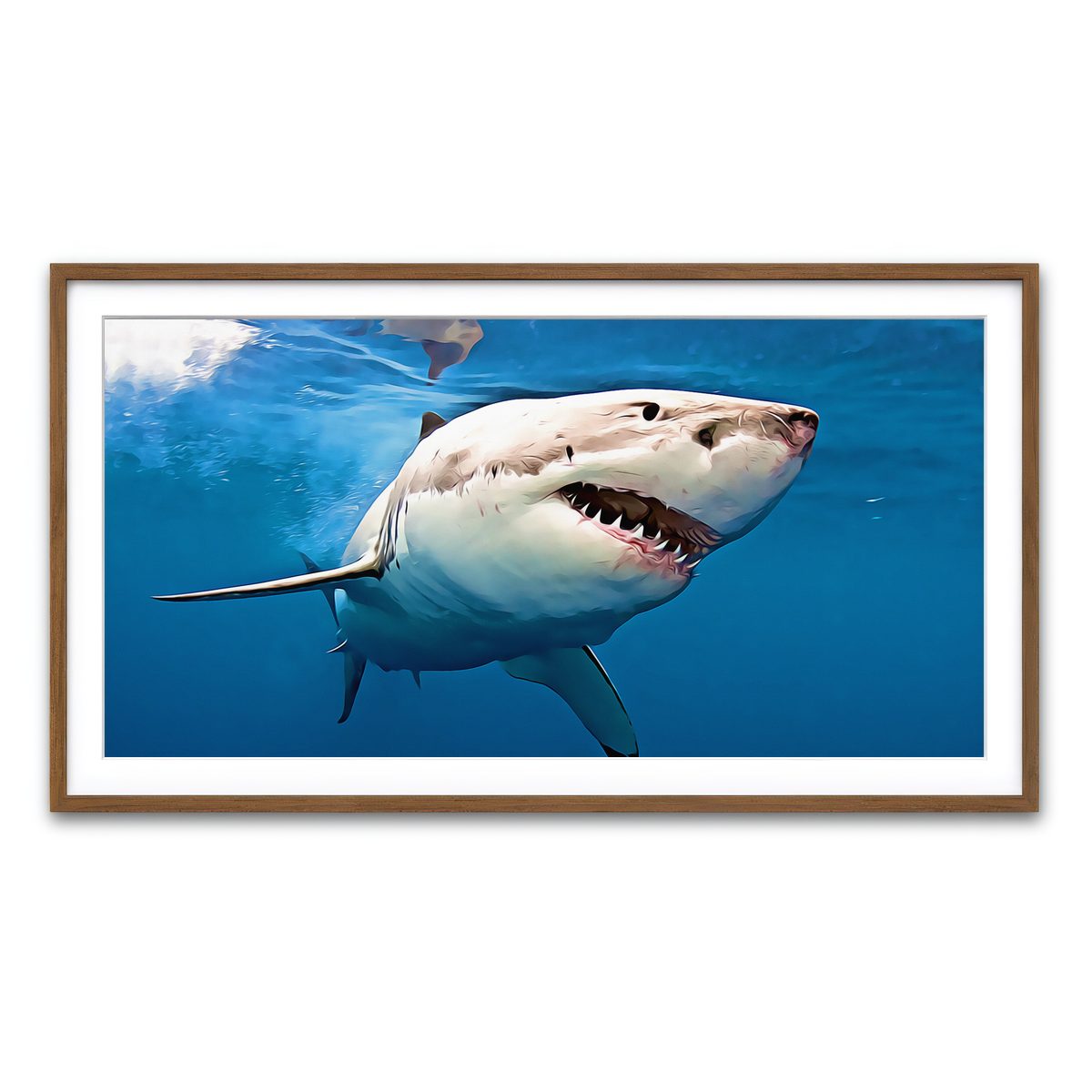 Framed Print 2x1 Walnut