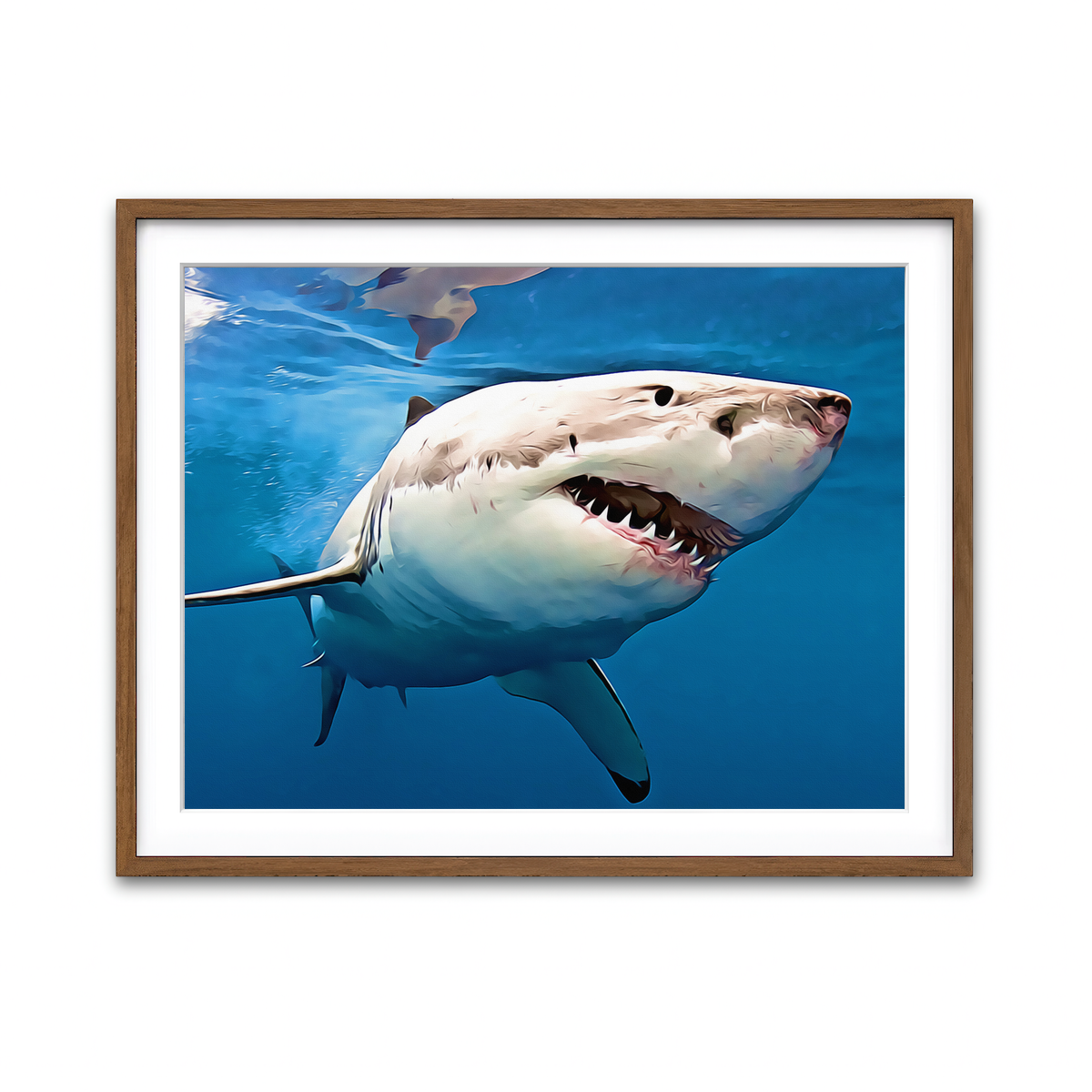 Framed Print 4x3 Walnut