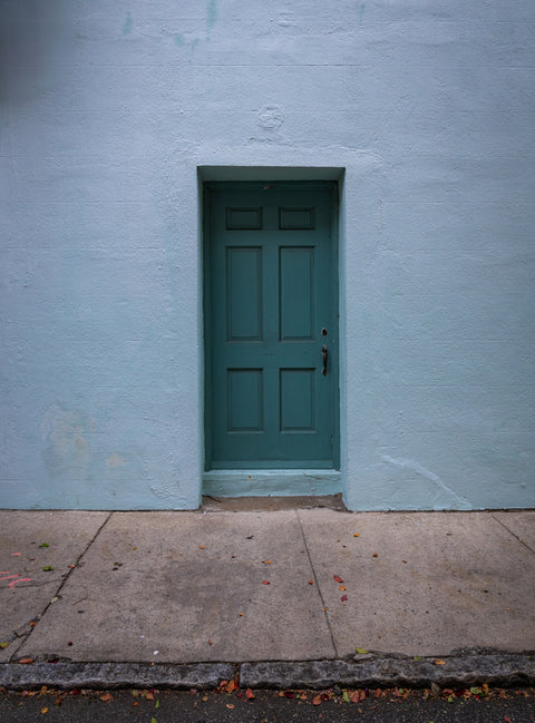 Green Door Wall Art