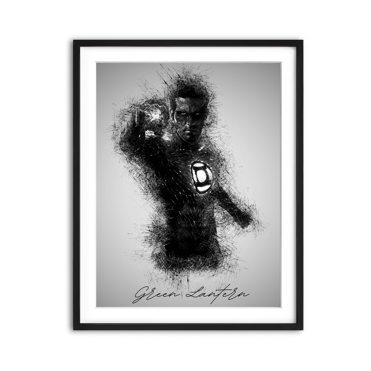 Framed Print 3x4 Black