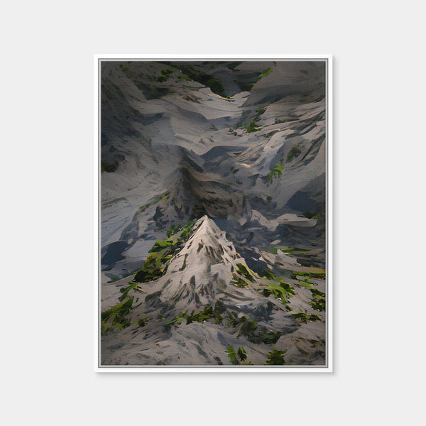 Green Mountain Wall Art — Framed Canvas Format preview